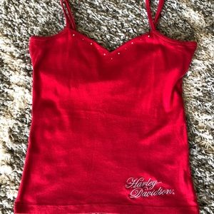 Harley Davidson Red tank top ❤️‍🔥🥰